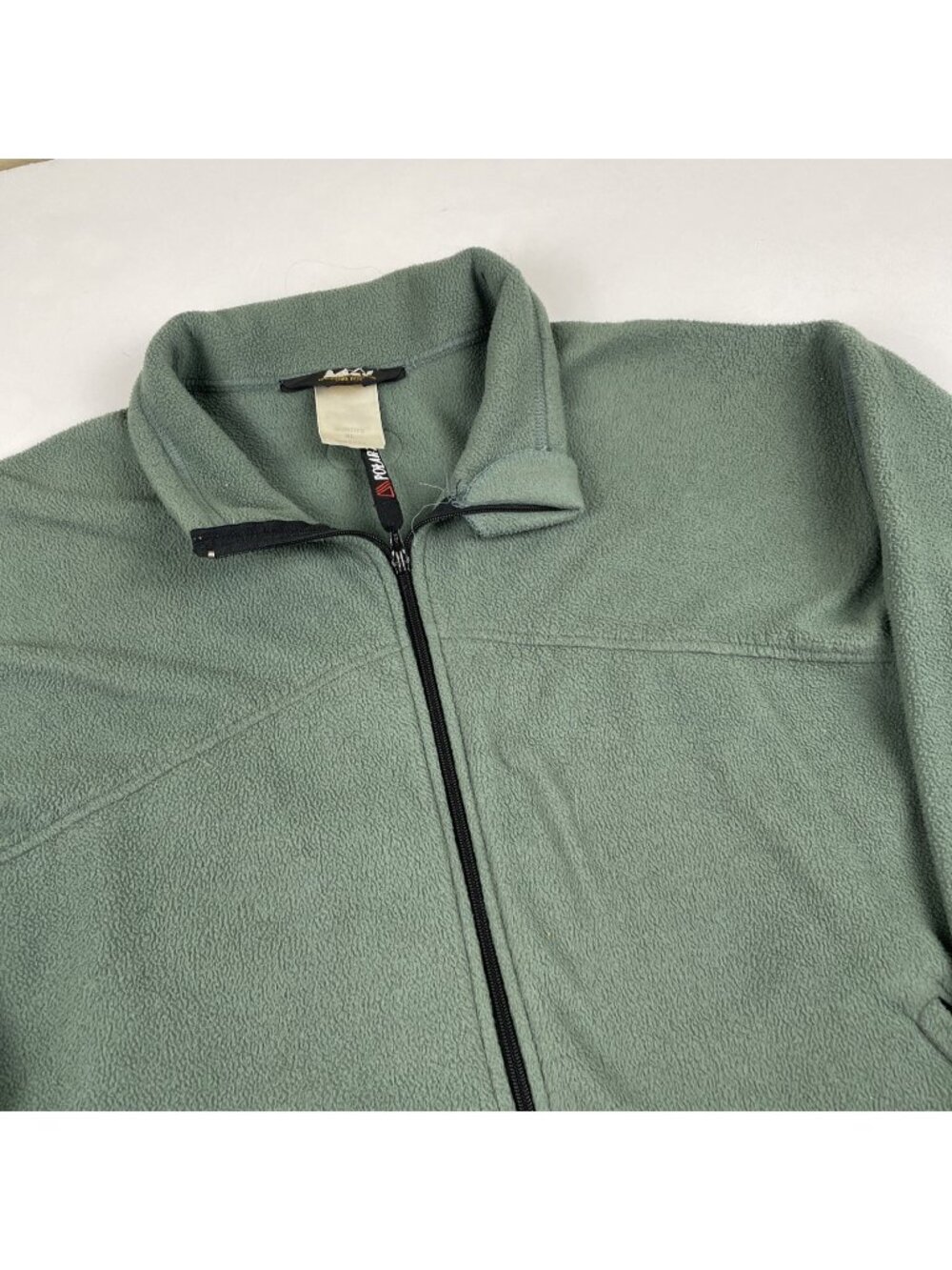 Vintage REI Polartec Fleece Jacket Women’s XL USA Made Sage Green Full Zip